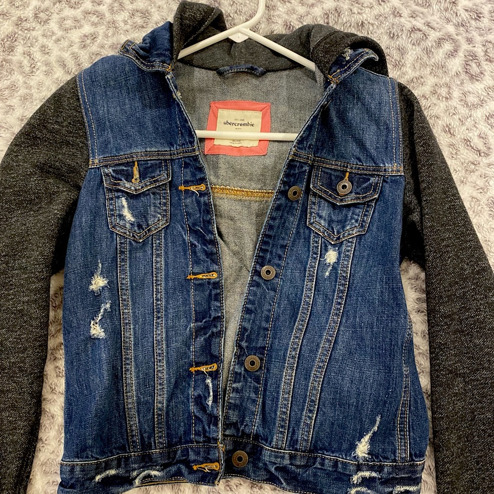 Girls Abercrombie and Fitch jean jacket
